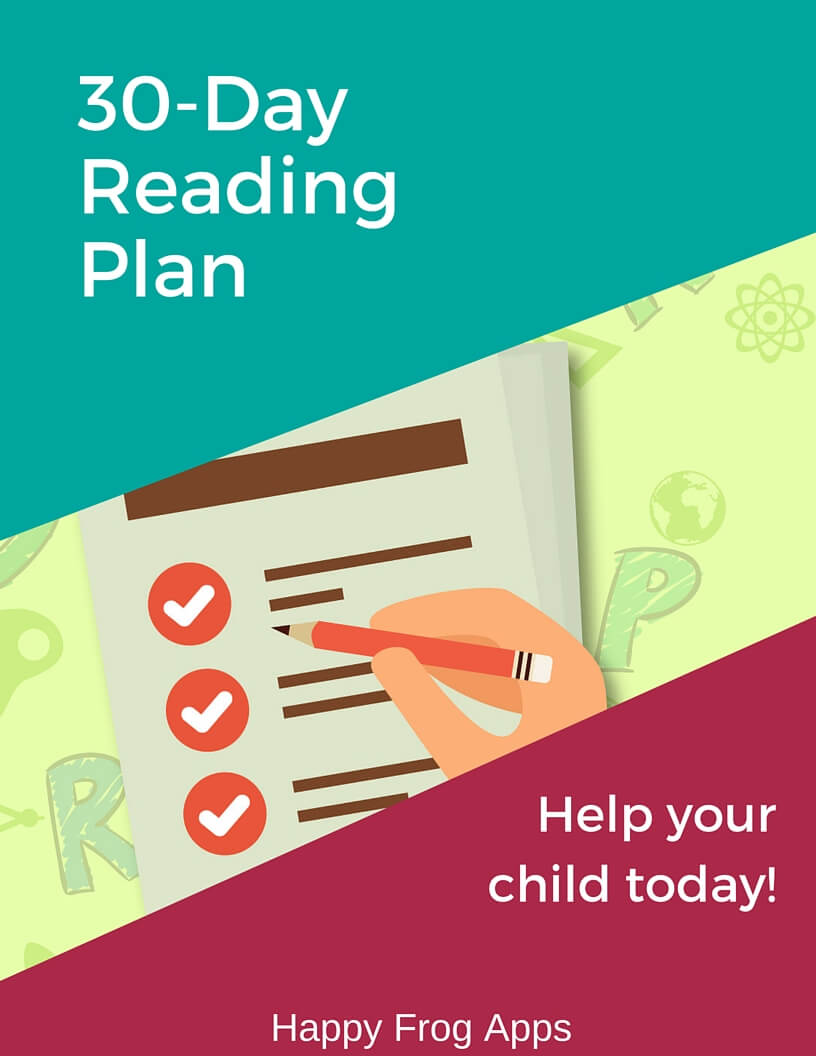 Our 30 Day Reading Plan gets your struggling reader on the path to reading success! And it's FREE! Click to access it now.